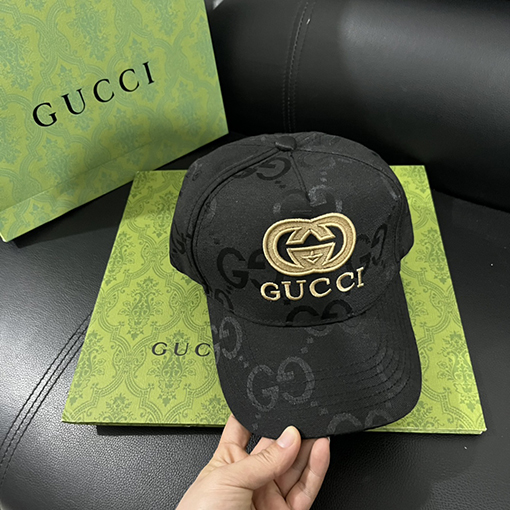 グッチ ファッションプリント帽子