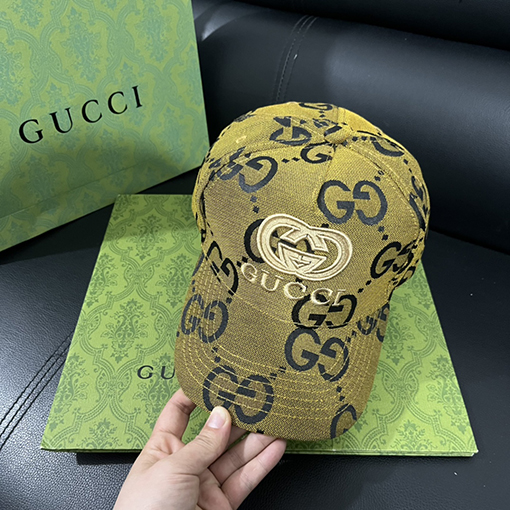 グッチ ファッションプリント帽子