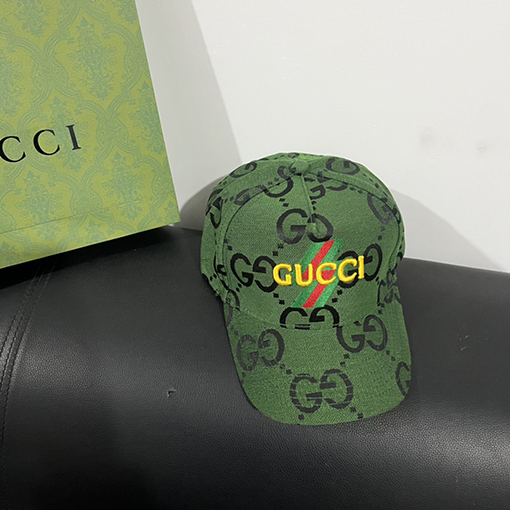 グッチ  ダブルGアルファベットデザインファッション帽子