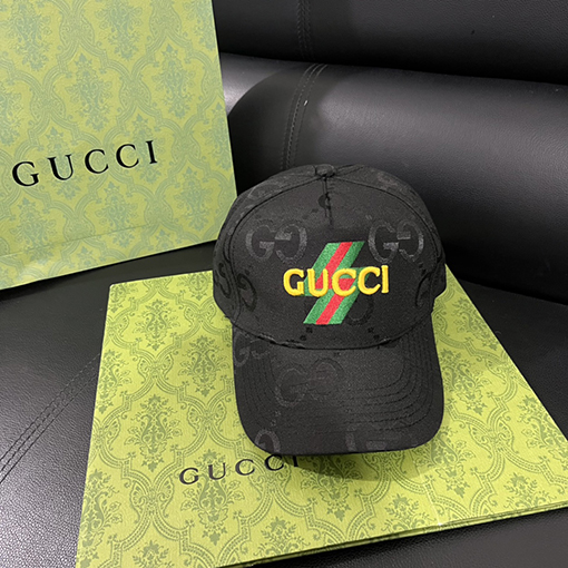グッチ  ダブルGアルファベットデザインファッション帽子