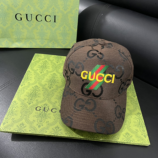 グッチ  ダブルGアルファベットデザインファッション帽子