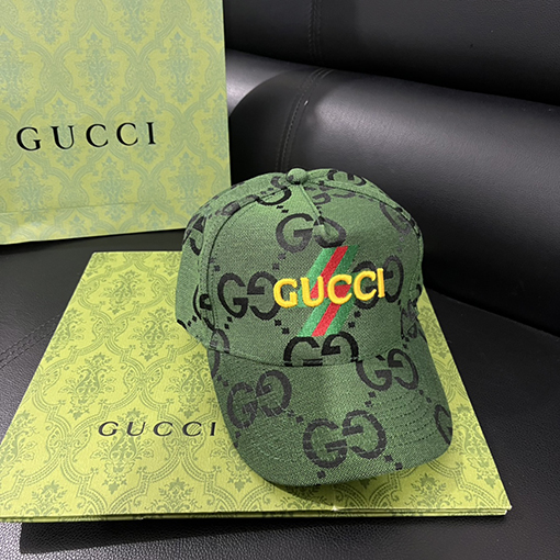 グッチ  ダブルGアルファベットデザインファッション帽子