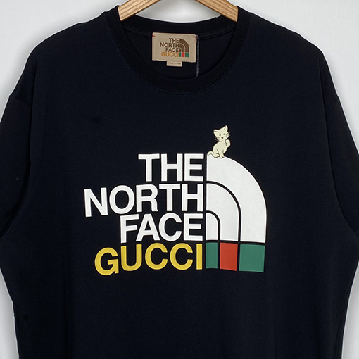 THE NORTH FACE TNF X GUCCI ブラックキャットTシャツ