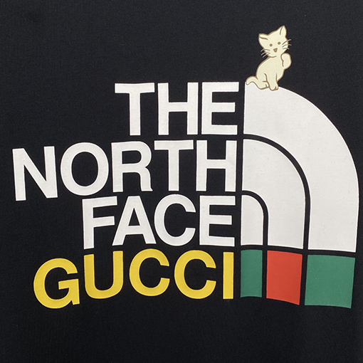 THE NORTH FACE TNF X GUCCI ブラックキャットTシャツ