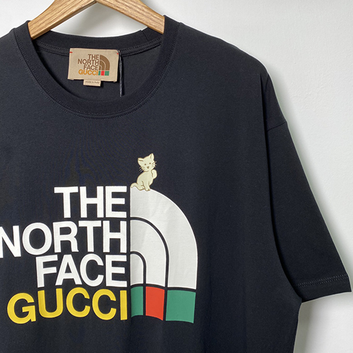 THE NORTH FACE TNF X GUCCI ブラックキャットTシャツ