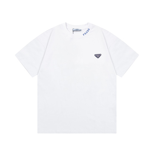 プラダ カスタム三角皮章半袖Tシャツ