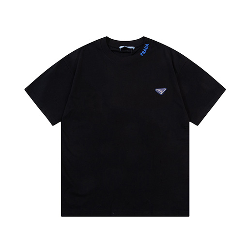 プラダ カスタム三角皮章半袖Tシャツ