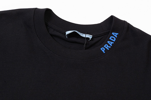 プラダ カスタム三角皮章半袖Tシャツ