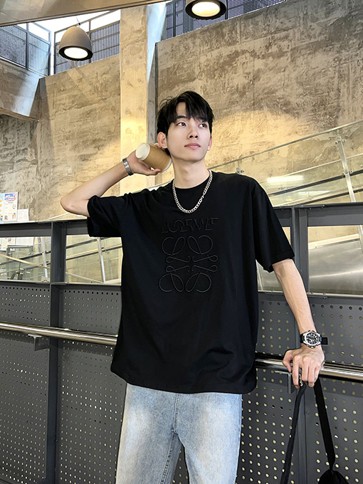 プラダ  春の新しいフィルム綿半袖Tシャツ