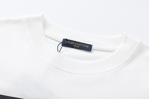 ルイヴィトン 新しいプリントラウンドネック半袖Tシャツ