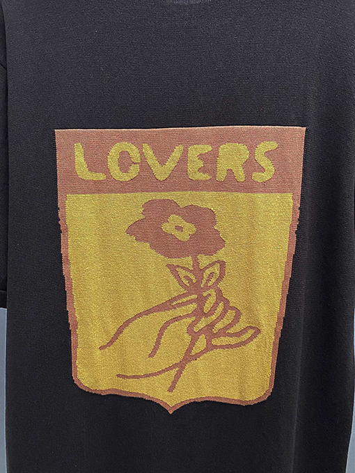 ルイヴィトン クルーネック半袖ニットTシャツ