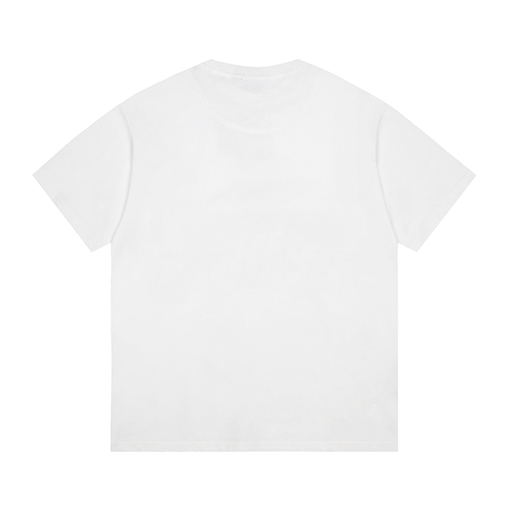 グッ チ透かしプリント技術半袖Tシャツ