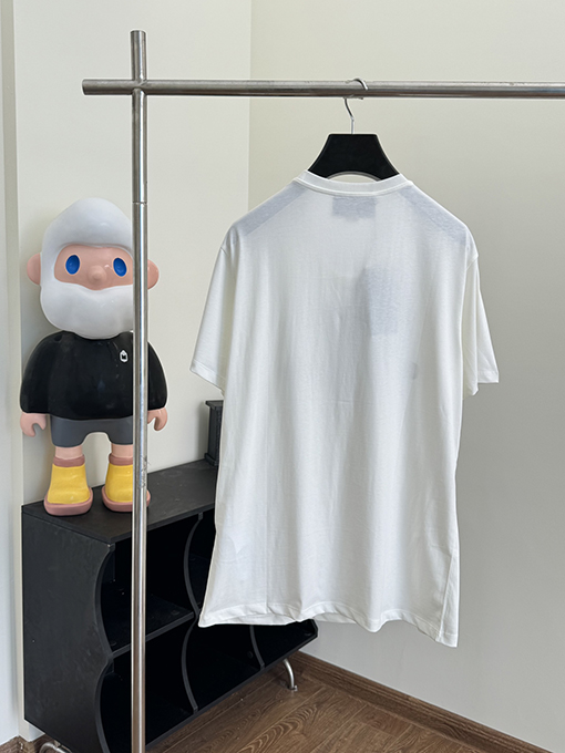 グッチ 新作イラストレーターニットコットンラウンドネックTシャツ