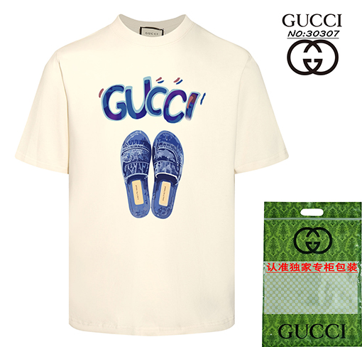 グッチ ダブルGロゴ半袖Tシャツ