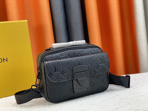 ルイヴィトン   Georges Vuitton S Lockメッセンジャーバッグの新しいロックバックル M58489 M45806