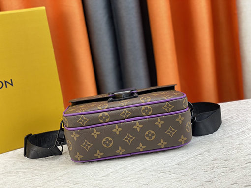 ルイヴィトン   Georges Vuitton S Lockメッセンジャーバッグの新しいロックバックル M58489 M45806