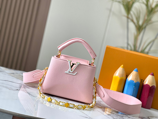 ルイヴィトン Capucinesミニハンドバッグ M23198