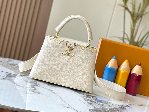 ルイヴィトン Capucinesフラワークラウンバッグ M23766