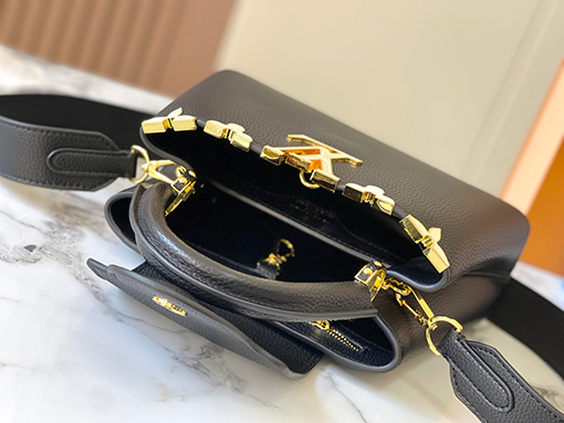 ルイヴィトン Capucinesフラワークラウンバッグ M23766