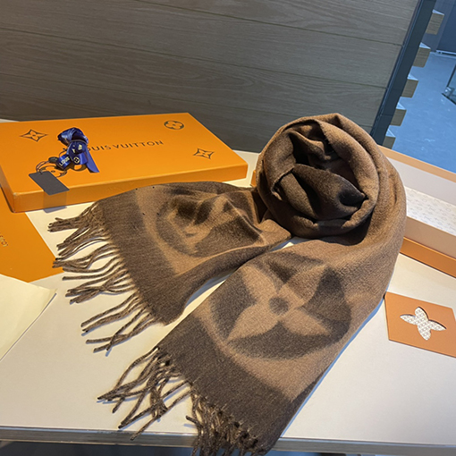 ルイヴィトン  カシミヤニットファッションスカーフ