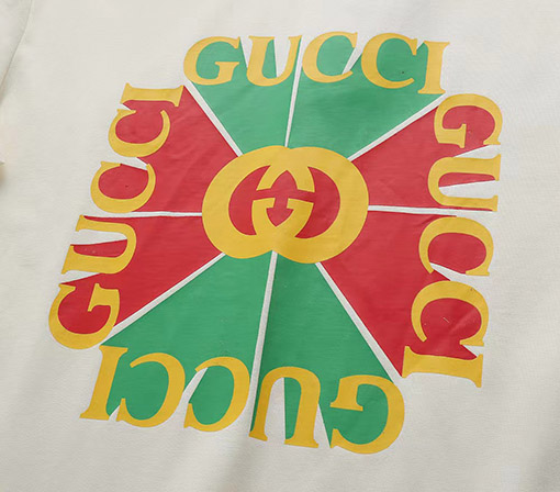 グッチ  アルファベット半袖Tシャツ