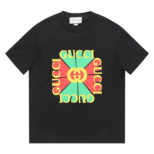 グッチ  アルファベット半袖Tシャツ
