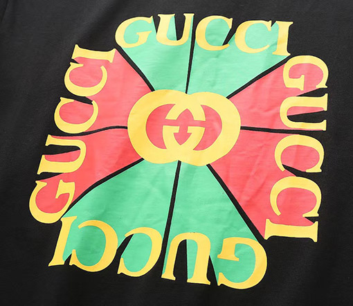 グッチ  アルファベット半袖Tシャツ