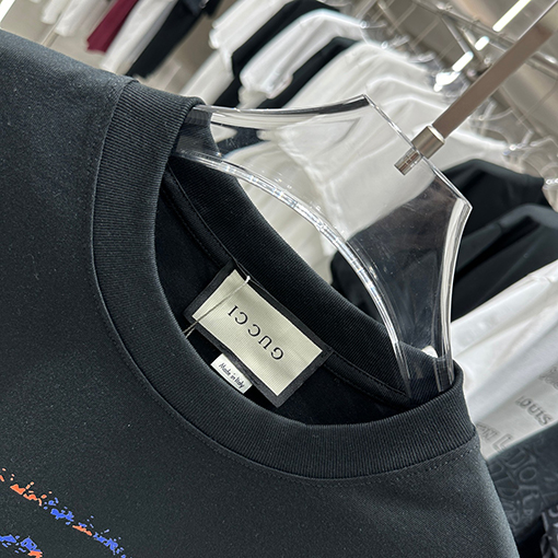グッチ  新しい個性的なプリント半袖Tシャツ