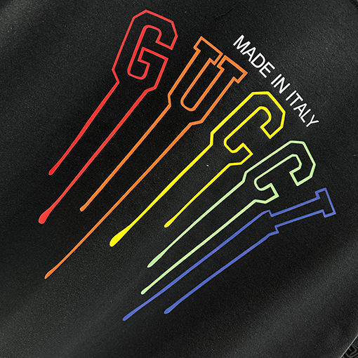 グッチ  新しい個性的なプリント半袖Tシャツ