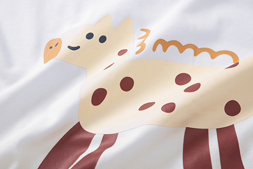 グッチ  子羊プリント半袖Tシャツ