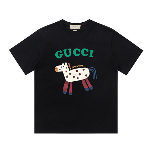 グッチ  子羊プリント半袖Tシャツ