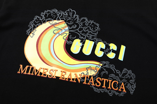 グッチ  波プリント半袖Tシャツ