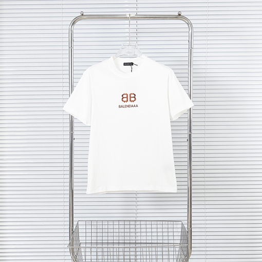 バレンシアガ プリントロゴ半袖Tシャツ