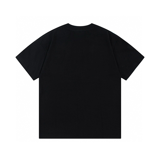 グッチ X バレンシアガ 純綿立体凸ゴムニット技術ロゴ半袖Tシャツ