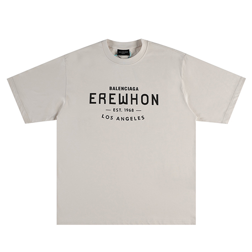 バレンシアガ 新しいロサンゼルス1968半袖Tシャツ
