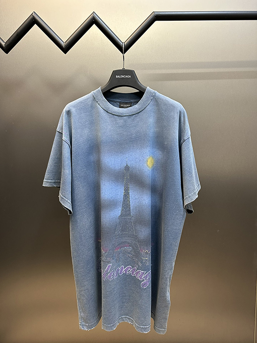 バレンシアガ ファッション半袖Tシャツ