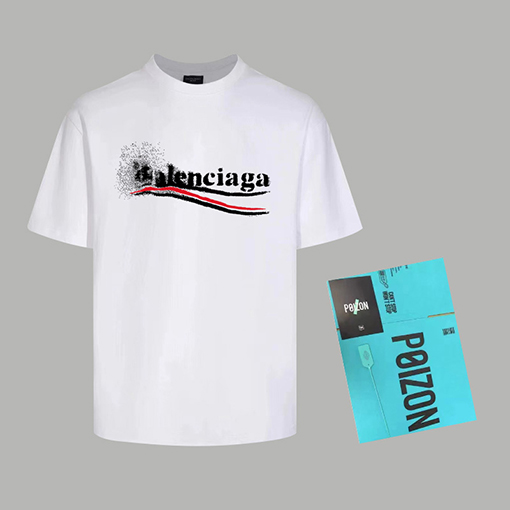 バレンシアガ   ショーモデルの新しい半袖Tシャツ