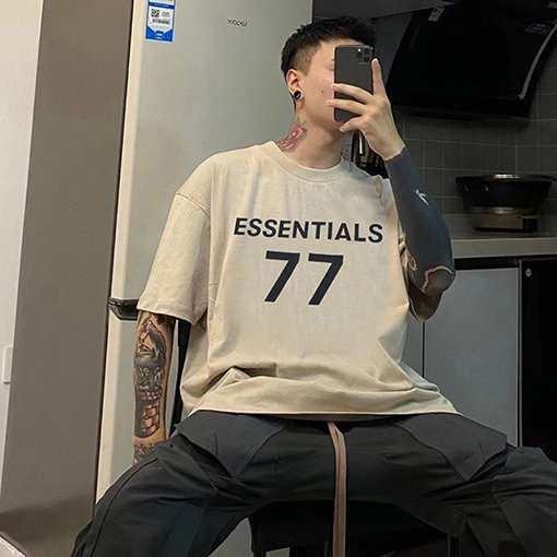 フィアオブゴッド  コットンゆったり半袖Tシャツ