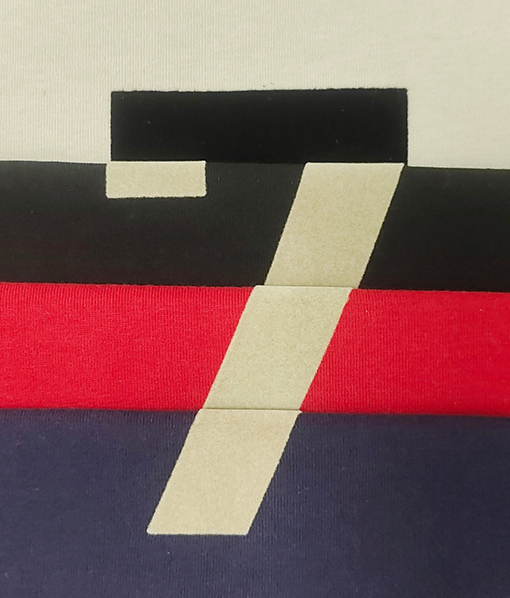 フィアオブゴッド  コットンプラッシュ7文字プリント半袖Tシャツ