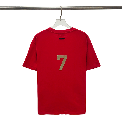 フィアオブゴッド  コットンプラッシュ7文字プリント半袖Tシャツ
