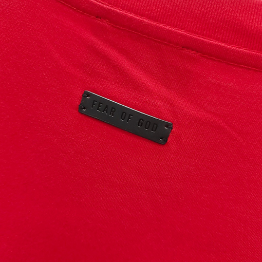 フィアオブゴッド  コットンプラッシュ7文字プリント半袖Tシャツ