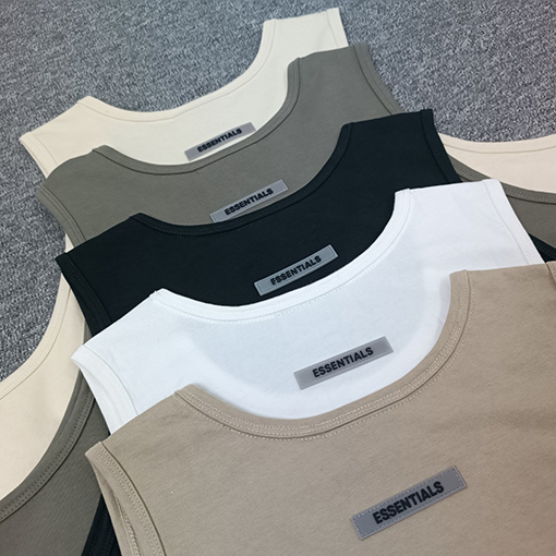 フィアオブゴッド 新しい胸の純綿ベストTシャツ