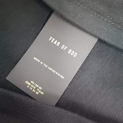 フィアオブゴッド  富と栄光の反射半袖Tシャツ