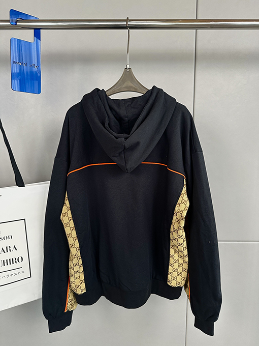 グッチ ジップアップコットン平織りニットジャケット