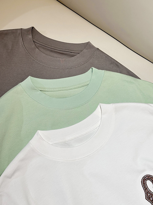 ディオールスーパーコピー   胸に文字刺繍半袖Tシャツ