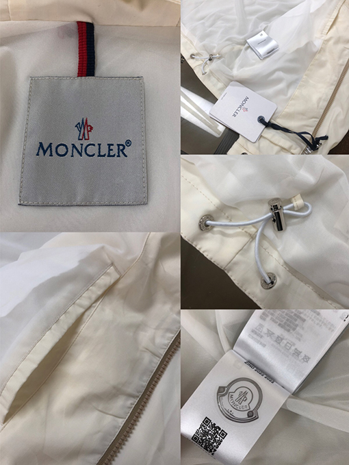 モンクレール スリーブアームフェルトロゴフード付きジャケットジャケット