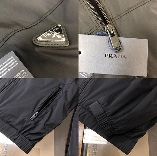 プラダ 新しいスタンドカラージャケット