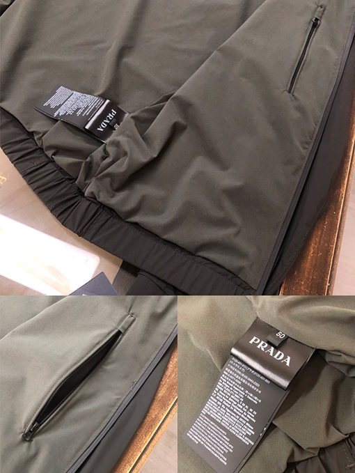 プラダ 新しいスタンドカラージャケット