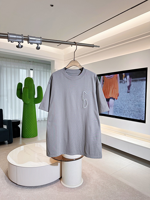ディオール   新しい刺繍綿半袖Tシャツ