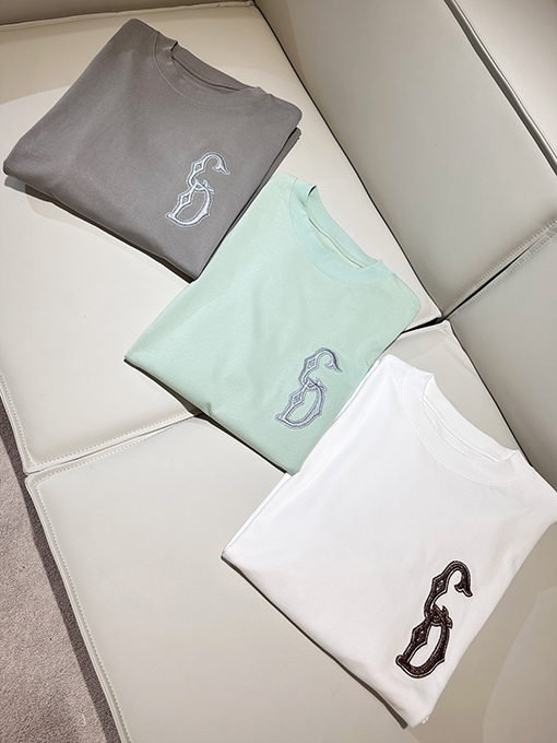 ディオール   新しい刺繍綿半袖Tシャツ